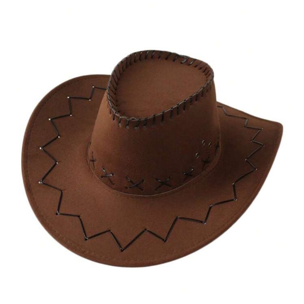 Brown Cow Girl Hat